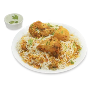 Best Chicken Biryani in Dubai – Emly Chilli’s flavorful biryani with tender chicken, fragrant basmati rice, and rich spices.