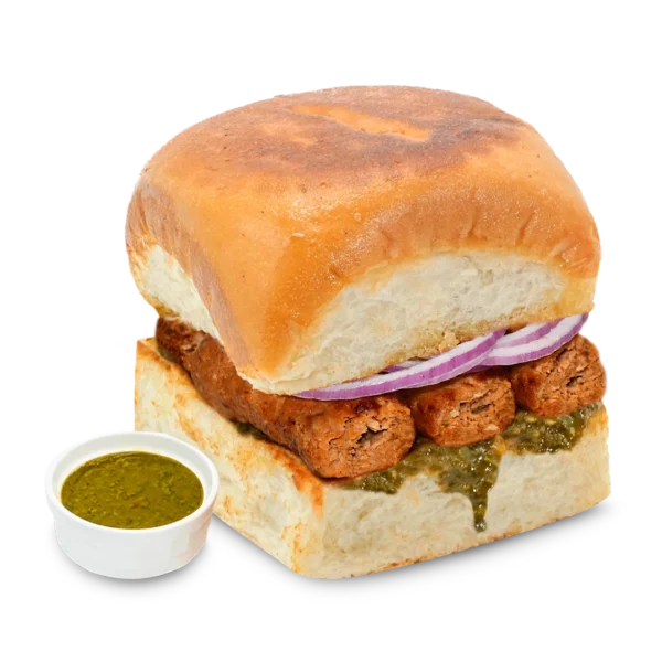 Chicken Seekh Kabab Bun Kabab – Pakistani desi burger in Dubai