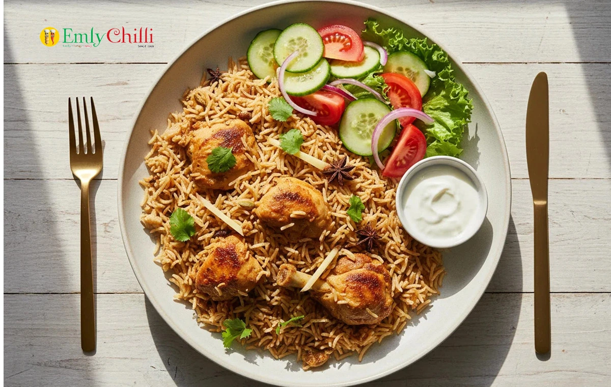 chicken pulao calories
